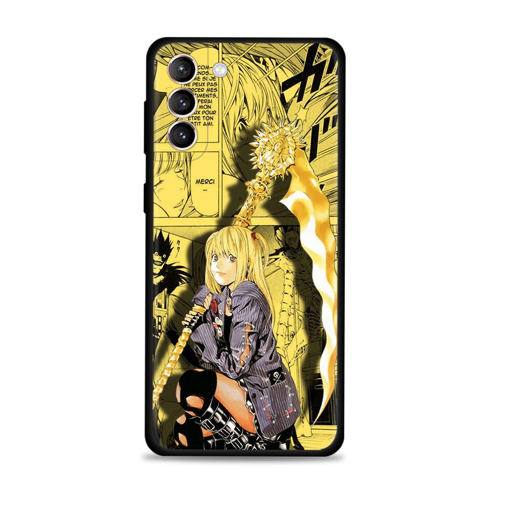 Per custodia samsung s21 Galaxy s20 fe s21 ultra s20 s22 s10 s8 s9 plus s22ultra Note 20ultra 10plus Custodie Dei DeathNote Coque