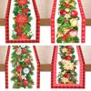Christmas Table Runner Merry Christmas Table Decoration for Home 2024 Table Cover Xmas Ornament Navidad Natal New Year Gift 2025