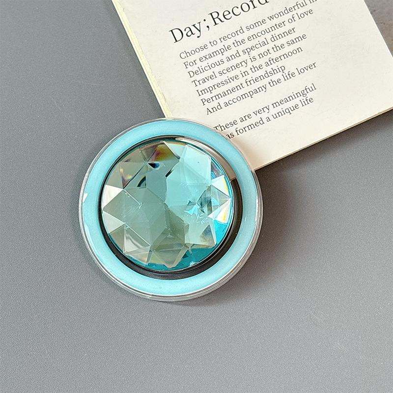 High-Grade Magnetic Rhinestone Phone Holder - Magsafe-Compatible, Portable Finger Ring