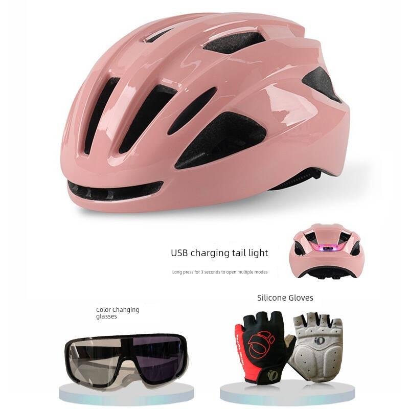 Bicycle Helmet Men and Women Riding Equipment Integrated Roller Skating Casual Mountain Highway Bicycle Helmet Suit