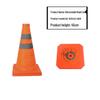 Telescopic Folding Traffic Cone: Lightweight, Strong, Reflective Safety Barrier