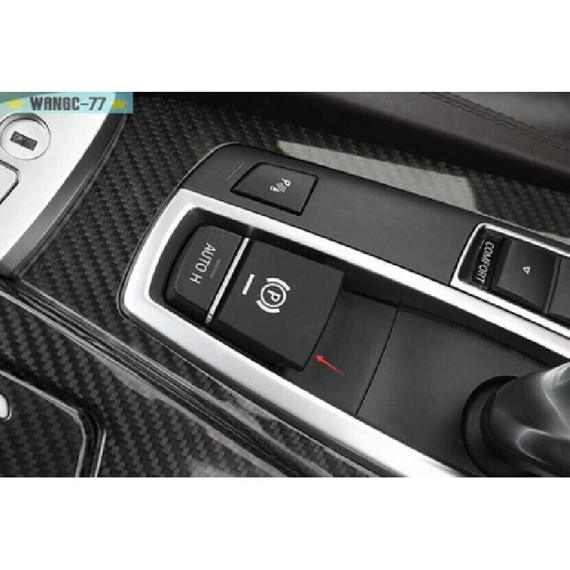 For BMW 5 Series 2011-2017 Matte Black Brake Handle Handbrake Cover Trim 1PCS