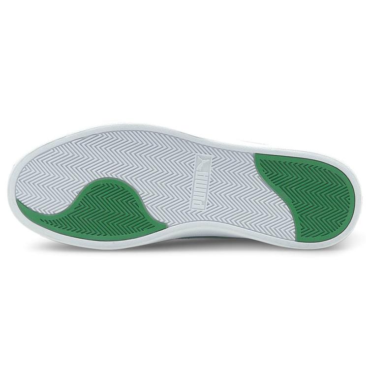 PUMA Unisex Shuffle Sneakers White/Green