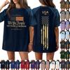 Women's Denim Patchwork Top, Casual Short-sleeved Comfortable T-shirt, Fashionable For Spring And Summer.
