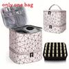 Large Capacity Makeup Bag With Logo Pvc Portable Travel Organizer For Women