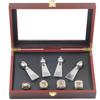 Kansas City Chiefs Kampioensring Set (4-delig, 1969, 2019, 2022, 2023) met gegraveerde trofee