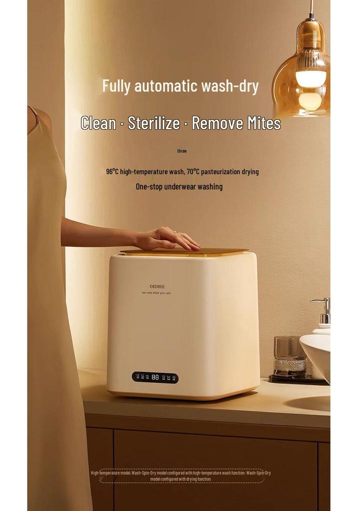 OIDIRE Compact Automatic Sock Washer & Dryer
