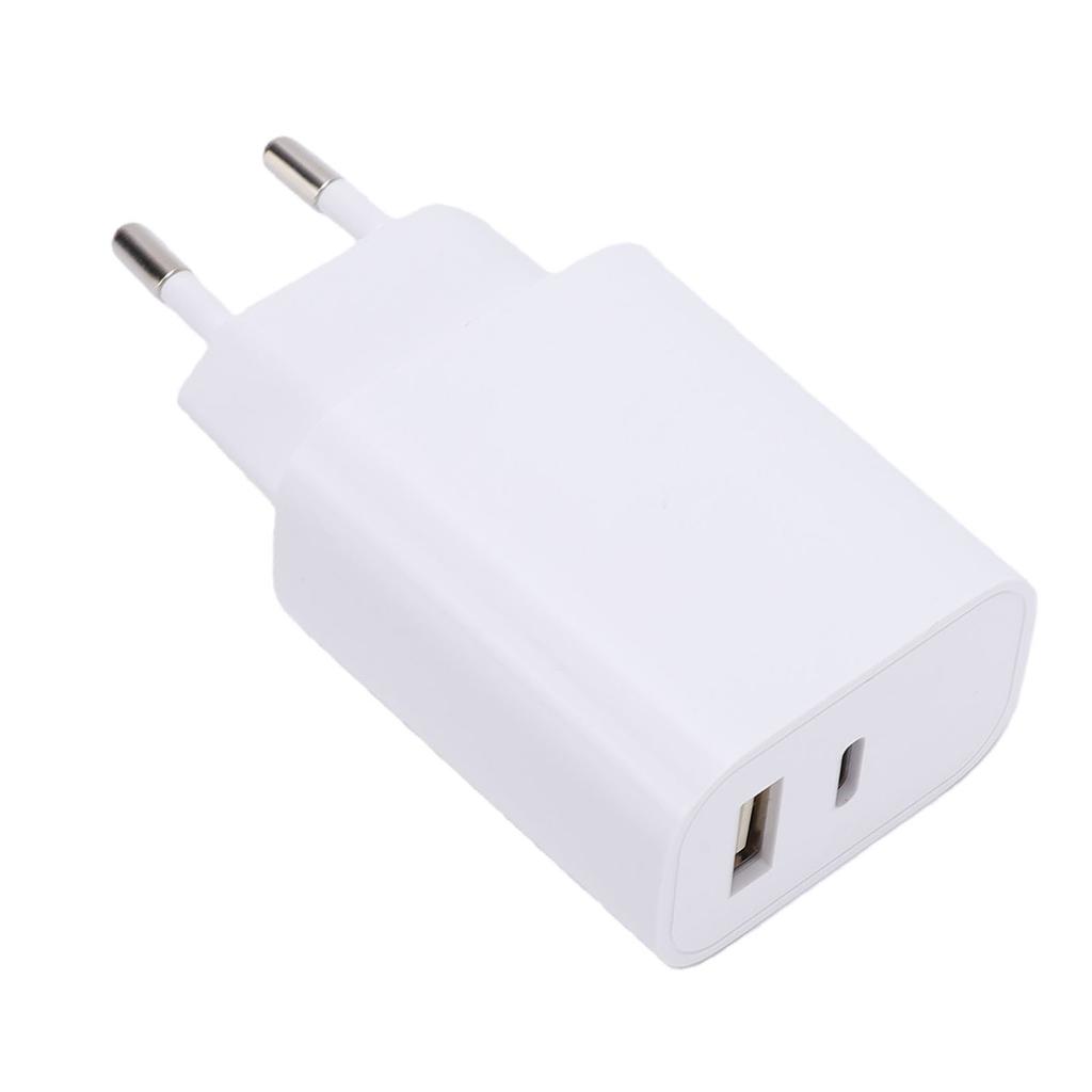 Type C Charger Block PD 30W Fast Charging Type C USB A Dual Port USB Wall Charger Fit for IOS 17 16 15 14 13 12 11 X 8