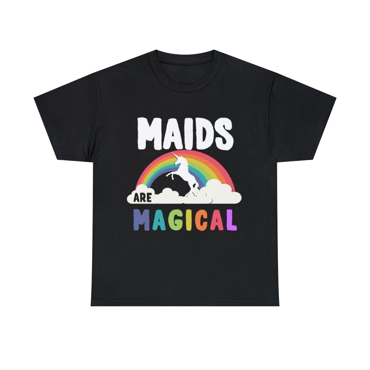 Maids Are Magical Graphic Tee Shirt, S-5XL S