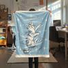 Cats  Print Flannel Blanket, High quality Comfortable for All Seasons, Home Decor, Warmth and Comfort