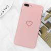 6 7 Iphone 6s Plus 5s Se Couple Painting Love Heart Phone Ultrathin Phone Case