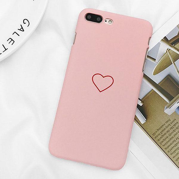 6 7 Iphone 6s Plus 5s Se Couple Painting Love Heart Phone Ultrathin Phone Case