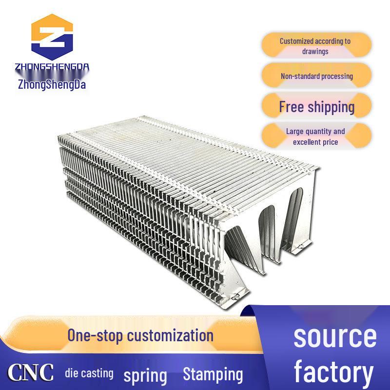 Aluminum Alloy Heat Sink for Power IC Chip Dissipation 150mm