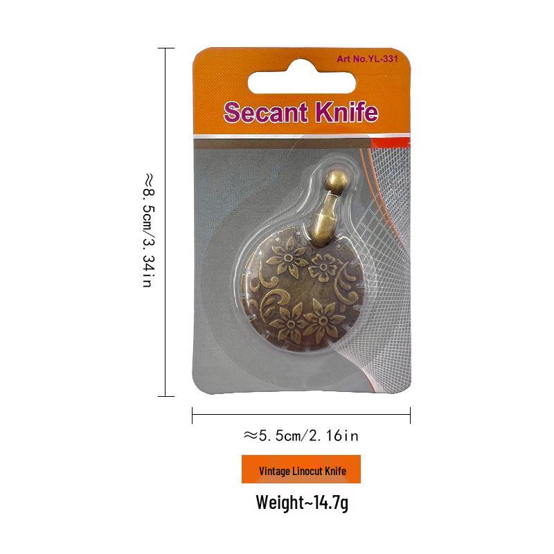 Retro Needle Threader & Cutter Tool for Cross Stitch