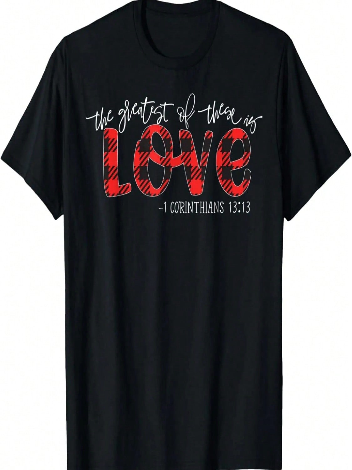 The Greatest Of These Is Love Matching Valentines T-Shirt S разноцветный
