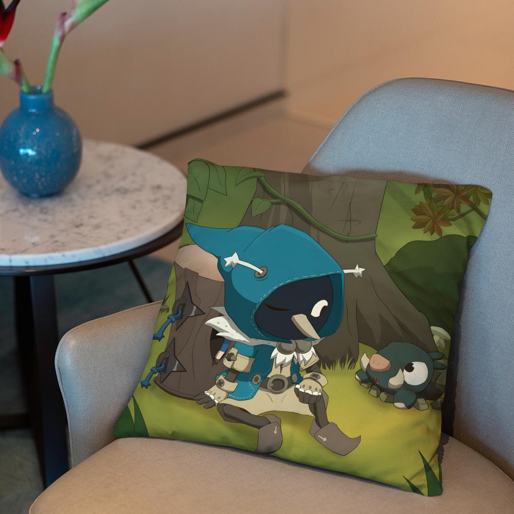 Game D-Dofus Cushion Cover 2-in-1 Reversible Plush Pillow Cover | Car/Sofa/Bed | Perfect Gift