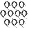 10Pcs Thermistor Sensor NTC Temp Probe 5x25mm Cylindrical Head 2 Meters Cable Length10K B3435