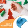 Finger Template Hand Sewing Handheld Sewing Alignment Guide Thumb Protection Needle Gauge Tool For Quilting Fabric Arts