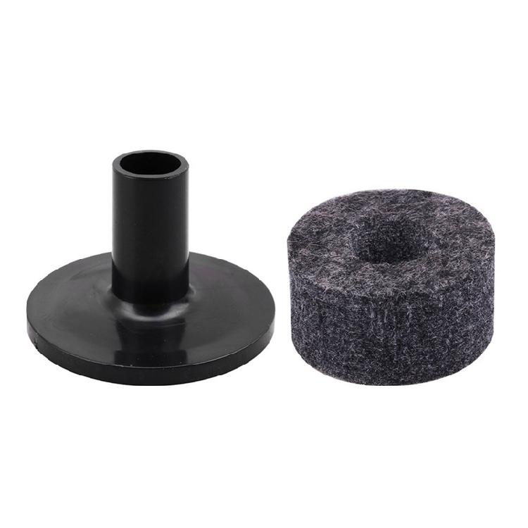 Plastic Long Cymbal Sleeves with Felt Washers for Drum Set Percussion Instrument Parts Easy to Installation Enduring