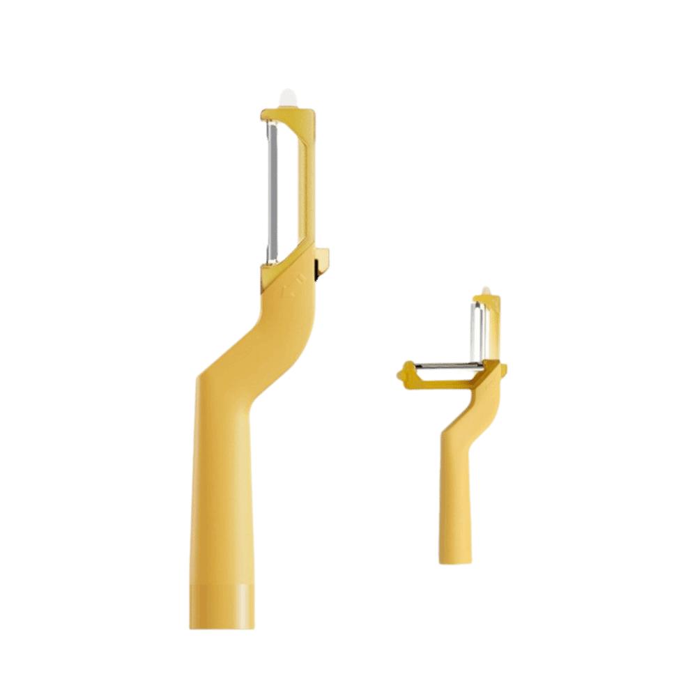 

Multifunctional Vegetable Fruit Peeler Ergonomic Handle Kitchen Peeling Tool Kitchen Scraper Home жовтий