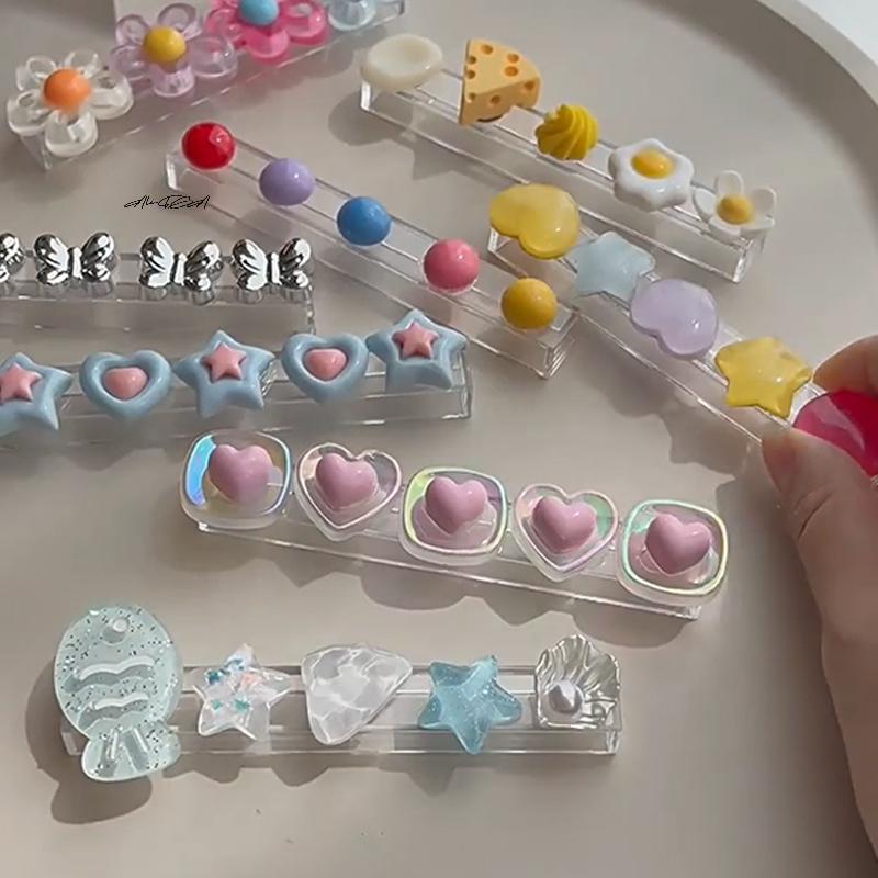 Cartoon Nail Brush Holder Stand for Salon Pen Rack Accessory Manicure Tool Organizer Nail Art Brush Holder Carrier Storage