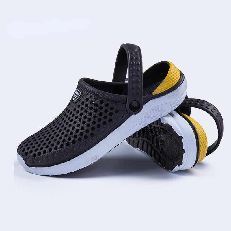 Unisex Garden Clogs Shoes Casual Summer Slippers Quick Drying Sandals Anti-Slip Lightweight Clogs Mules Slip On Beach Shoes for Men Women Plus Size