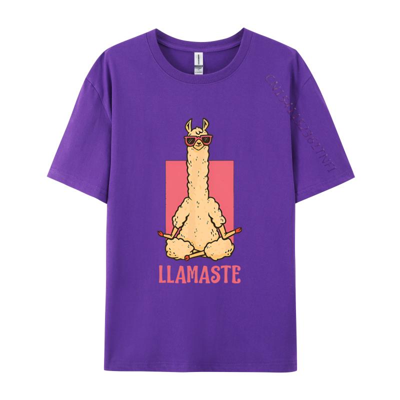 Llamaste Yoga Mom Chakra Tshirt Cool Fashion New Tshirts Cotton Streetwear Tshirt Funny Printed Tshirt