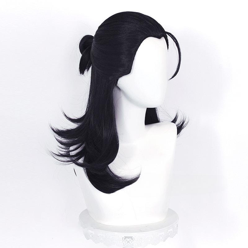 

Аниме Сугуру Гето Косплей Парик Длинный Черный Парик Термостойкие Синтетические Волосы Парики для Вечеринок as the picture-