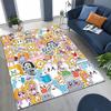 Tappeto Cartoon Lankybox Carino Foxy Boxy Rocky per Camera da Letto Soggiorno Divano Casa Zerbino Decorazione, Tappetino Pavimento Grande Antiscivolo per Bambini