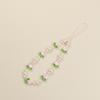 Pearl Bead Tulip Mobile Phone Chain Tulip Flowers Beaded Cellphone Strap  Bracelet