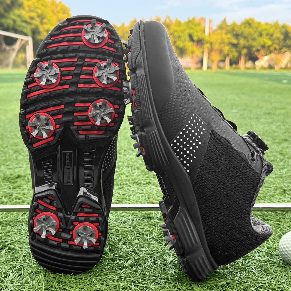 Professional Men's Golf Shoes Breathable Comfortable Mesh Upper Sports Sneakers for Golfing And General Training
