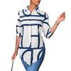 Spring Women White Blouse Shirts Elegant Asymmetrical Tops Casual Long Sleeve Tunic