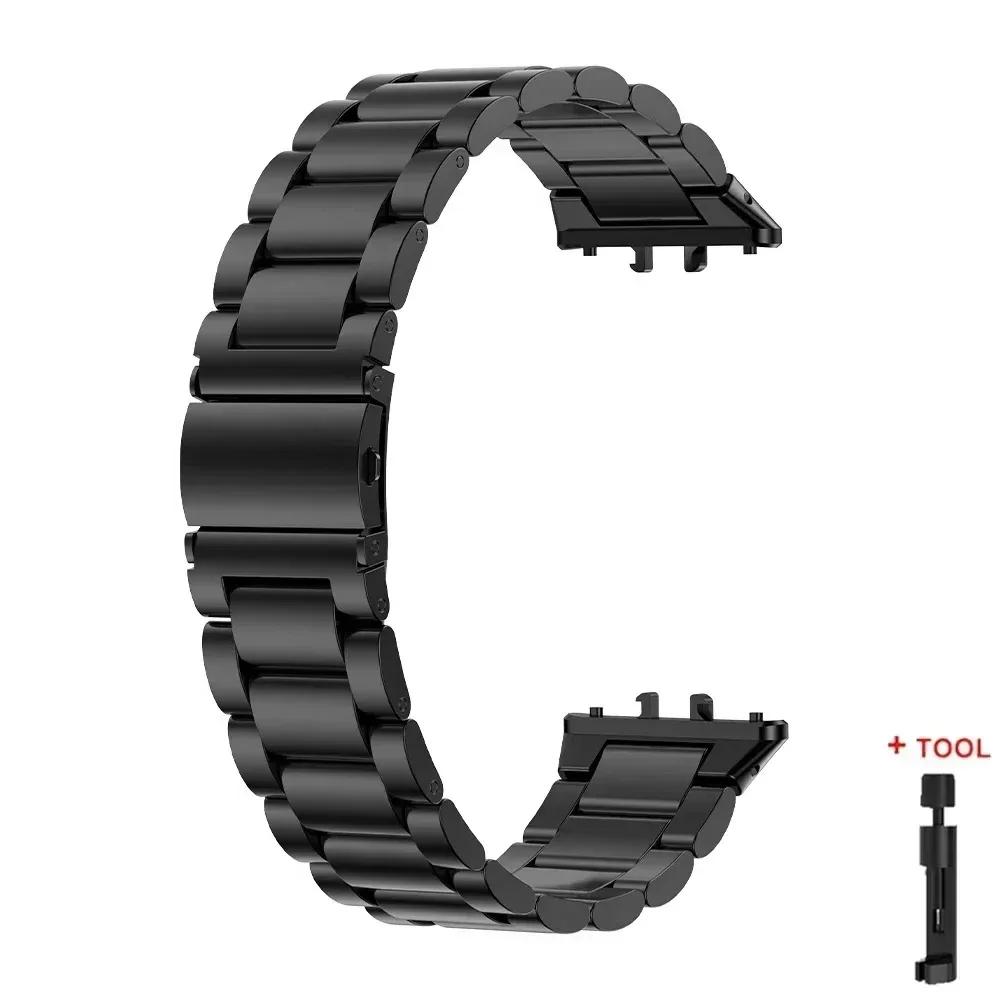 Samsung Galaxy Fit 3 İçin Paslanmaz Çelik Kordon Metal Bileklik Lüks İş Bandı Samsung Galaxy Fit3 SM-R390 Aksesuarları