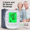 Electric Digital Blood Pressure Monitor Machine LCD Display 3mmHg Accuracy ISO CE Certified Class II Medical Grade for Home