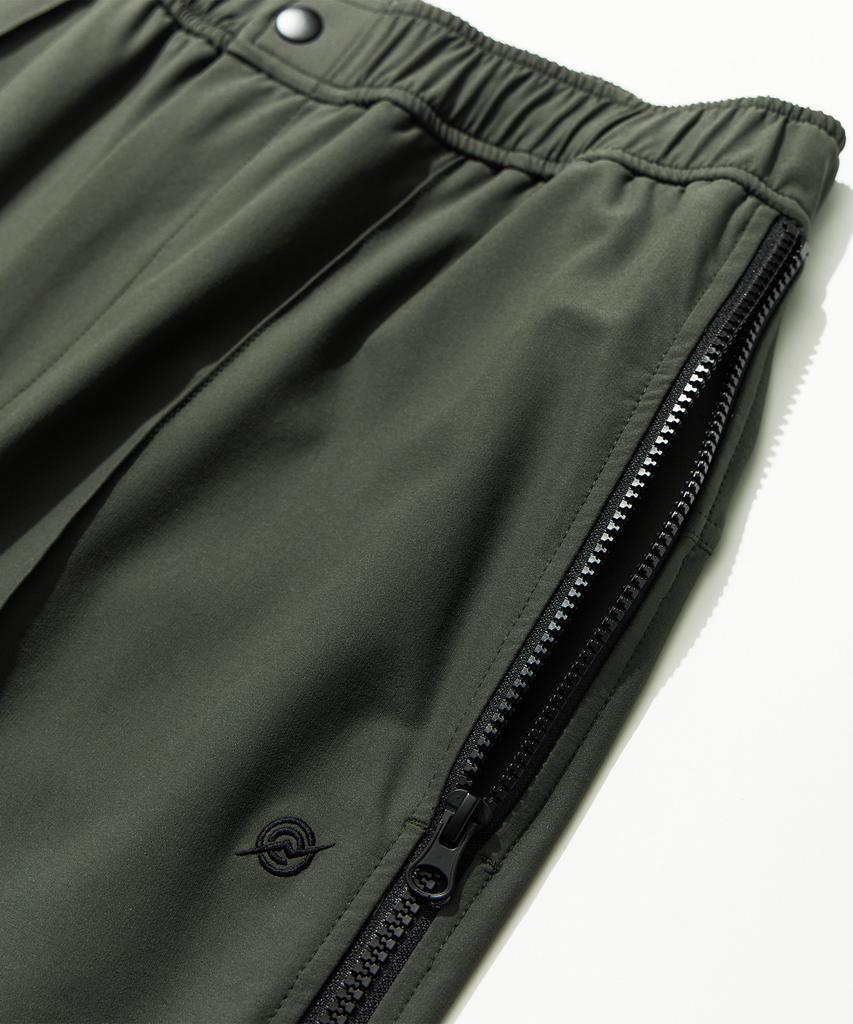 Kallapataleu Nylon Span 4 Way Zip Pants - Khaki