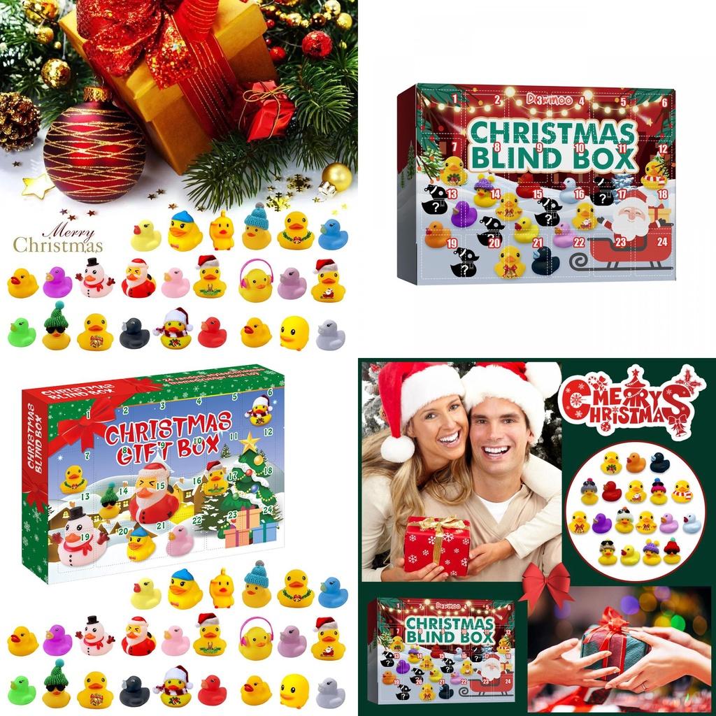 Unique Christmas Themed Rubber Ducks Advent Calendar For Kids