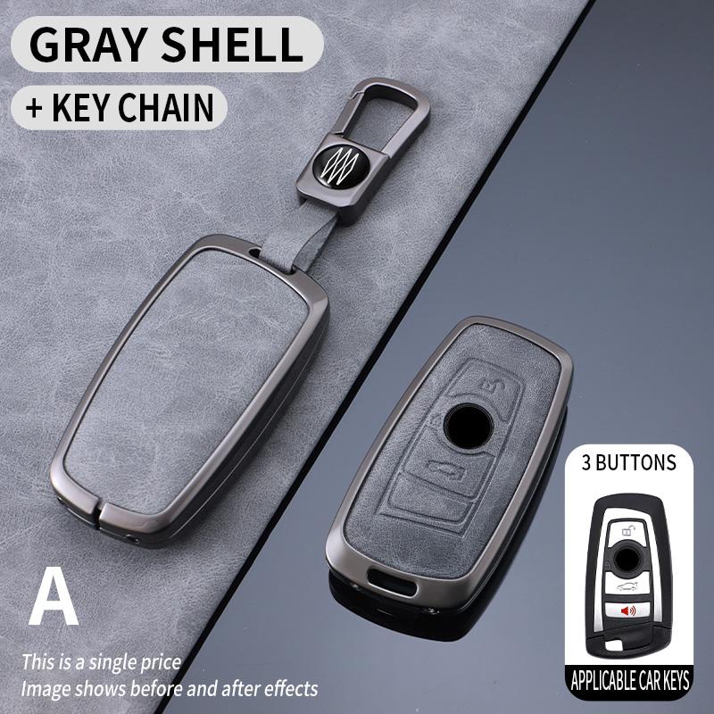 Metal Car Key Cover Fob Case Shell Accessories For Bmw F 3 5 7 Series X3 X5 F10 F20 F30 F40 E90 E92 E93 Cas4 Fem Ews5