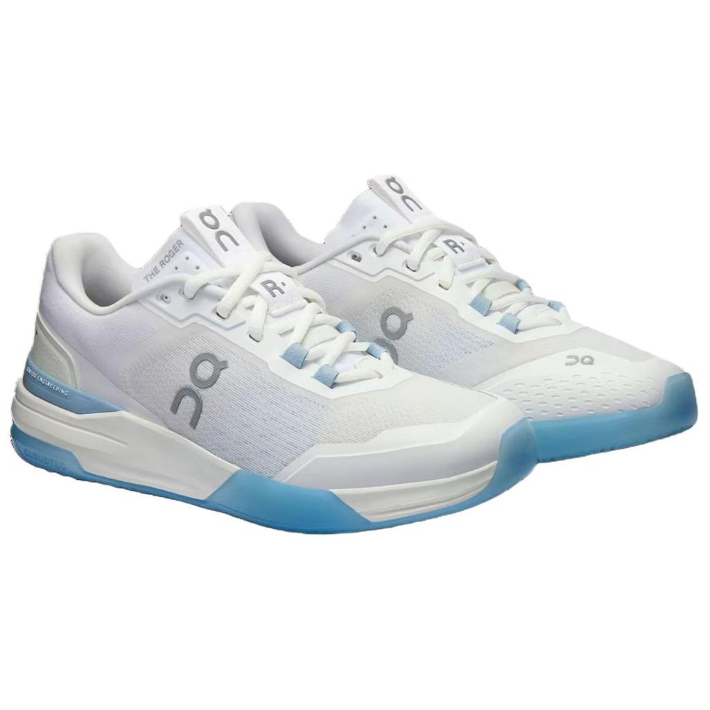 ON The Roger Advantage Pro White Chambray Women Sneakers 3WF10180753