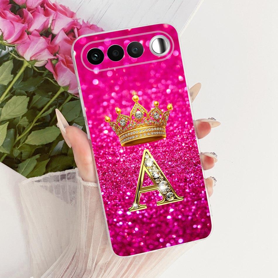 For Realme 16 RMX5171 2026 Fashion Crown Letter Phone Case For Realme 16 5G Soft Silicone TPU Cases