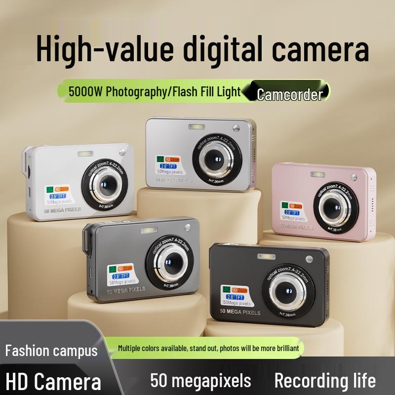 CCD HD Digital Camera for Students: Campus Classic, Vlog & Video Recording Children's Camera