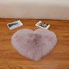 Handun Round Pink Heart Wool Seat Cushion