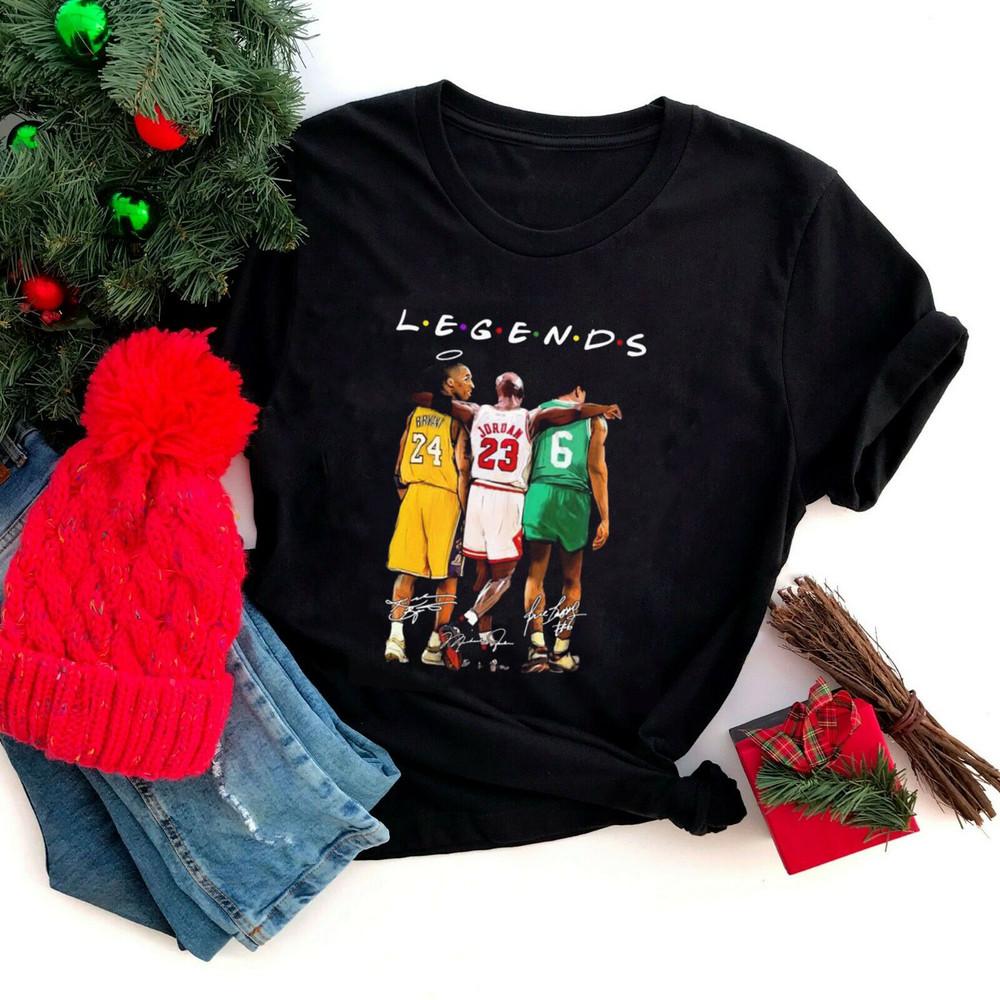 New Bill Russell Signatures black unisex Shirt Unisex T-Shirt S