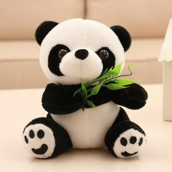 

Plush Bamboo Leaf Panda Stuffed Animal - Cute Children s Birthday Gift 9 cm