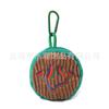 Cute Round Corduroy Fabric Change Bag Coin Bag Male and Female Students Mini Zipper Earphone Bag Pendant