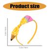 Eye Catching Polka Dot Fabric Hair Clip Soft Comfortable Back to School Headband Headpieces Fashion Accessory for Women