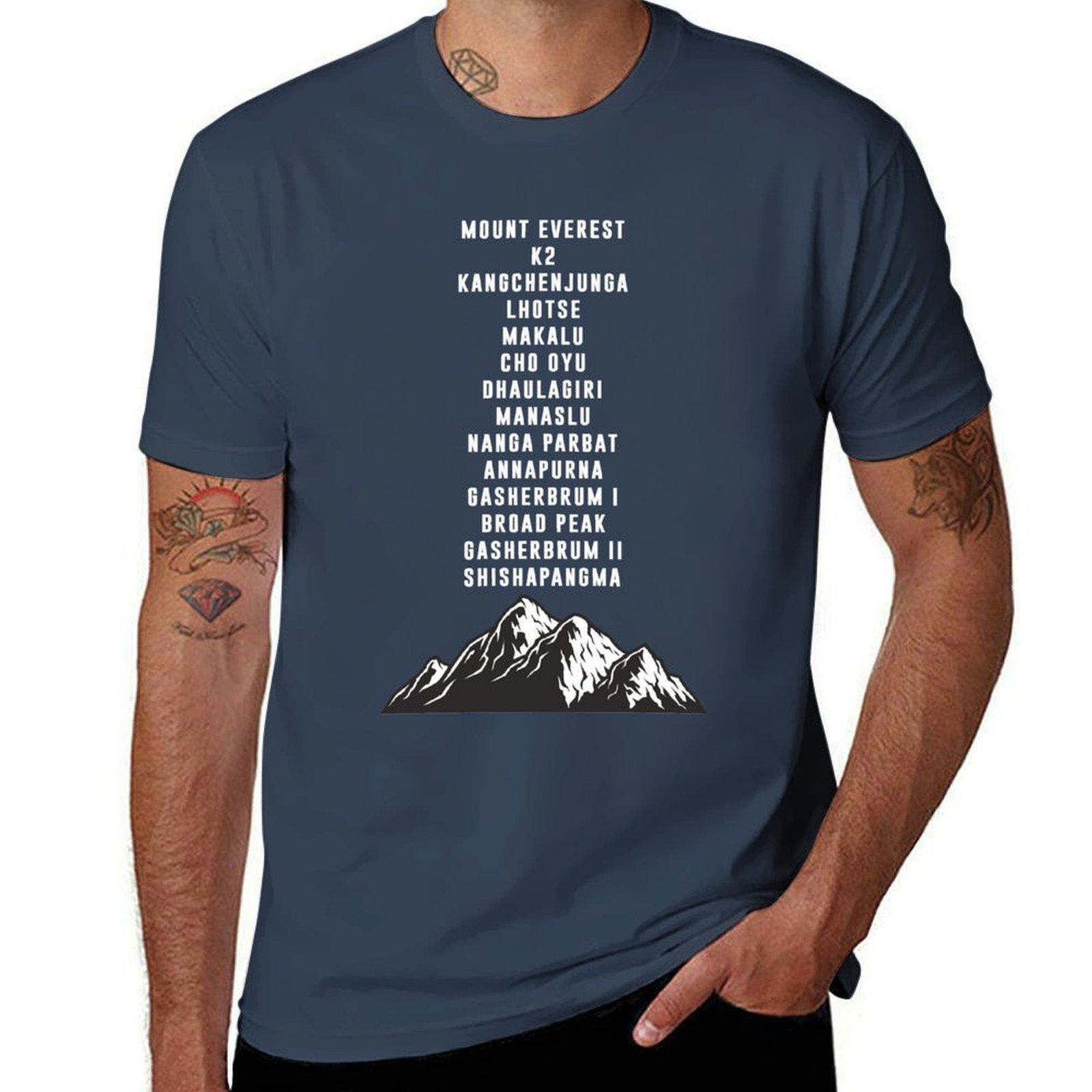 14 Peaks Nothing Is Impossible Nimsdai Purja Project Possible Tshirt Casual Loose Fit Short Sleeve Tshirt S