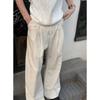 Men S Summer Thin Wide Leg Loose Casual Straight Linen Trousers