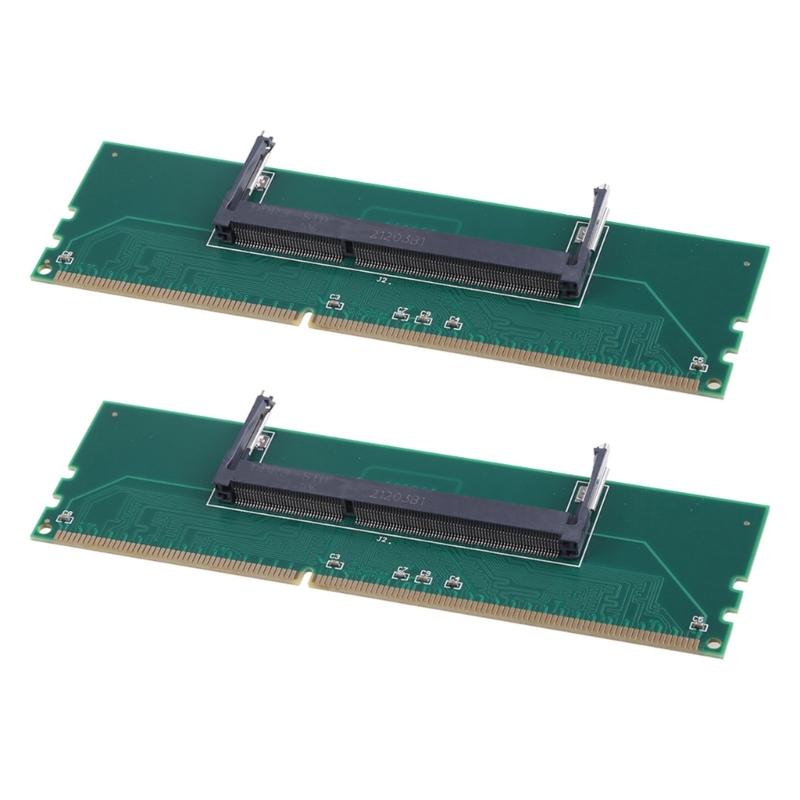 

1Pair DDR3 Notebook RAMs to Desktop RAMs Adapters 200Pin SO-DIMM to PC 240Pin DIMM Fast Speed 5Mb/s Data Transfer 1