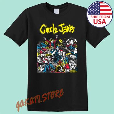 Circle Jerks Men's Black Size S-5XL