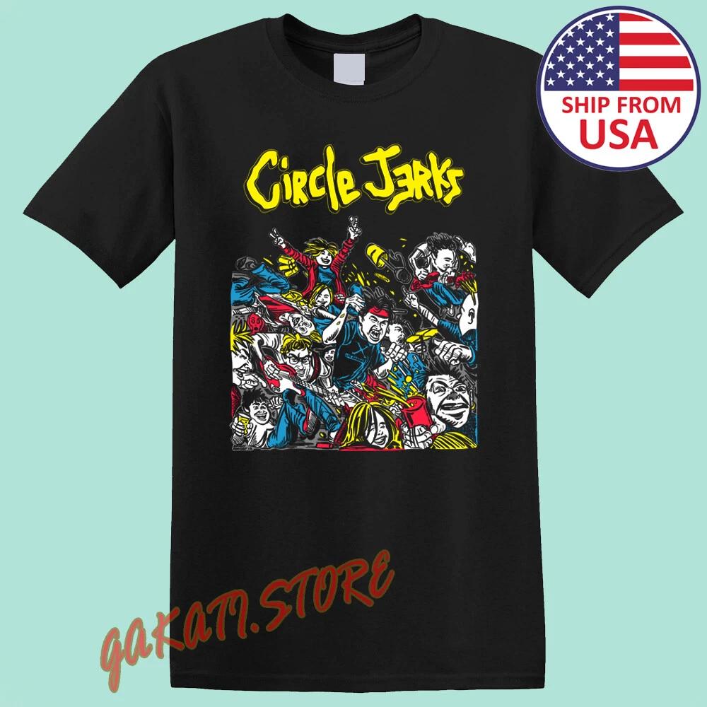 Circle Jerks Мужская Черная Размер S-5XL 2XL